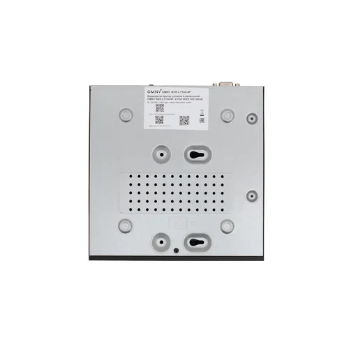 Видеорегистратор сетевой 4-канальный OMNY NVR-L1104-4P, 4 PoE (EEE 802.3at/af) Видеорегистратор сетевой 4-канальный OMNY NVR-L1104-4P, 4 PoE (EEE 802.3at/af)